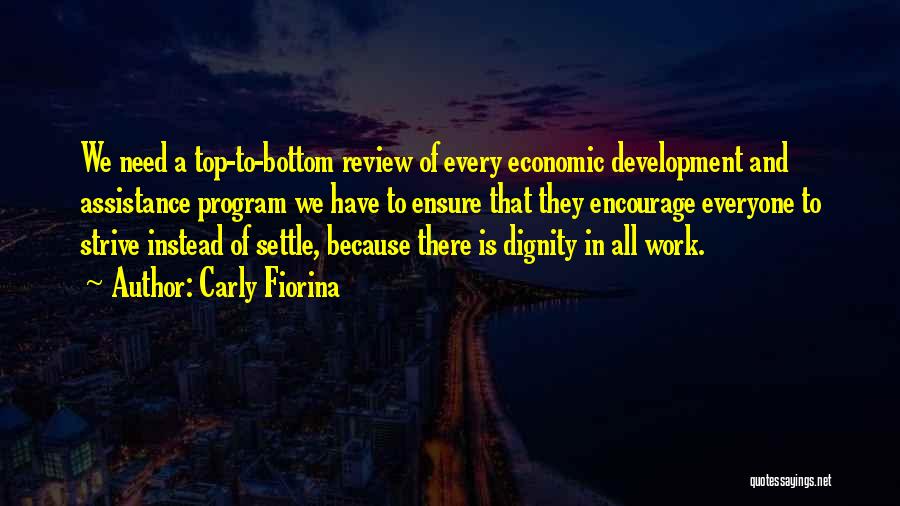 Development Assistance Quotes By Carly Fiorina