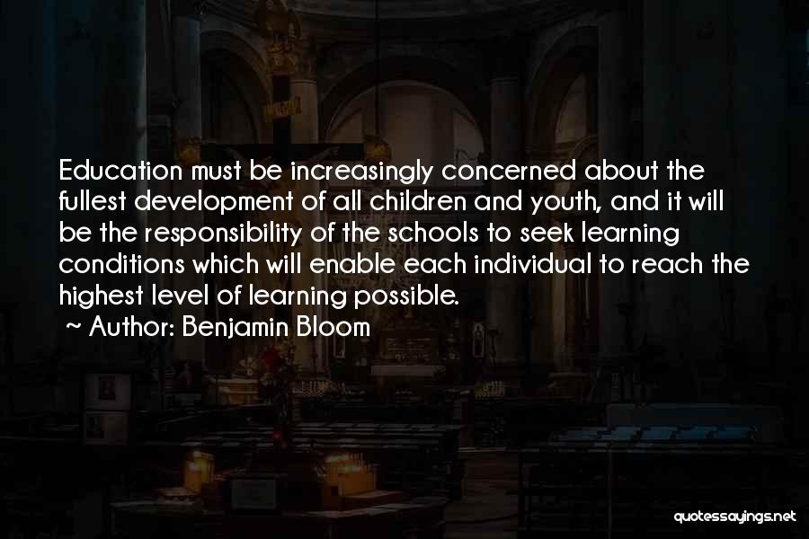 Development Education Quotes By Benjamin Bloom