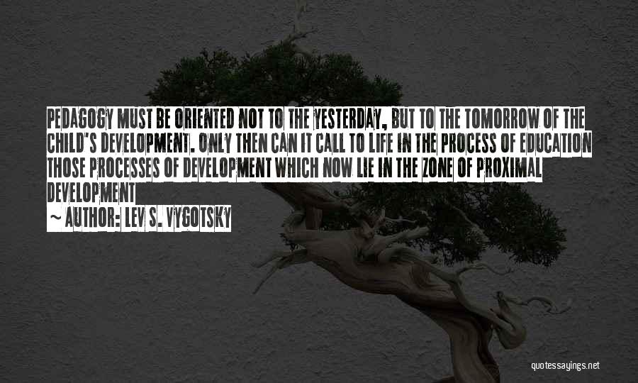 Development Education Quotes By Lev S. Vygotsky