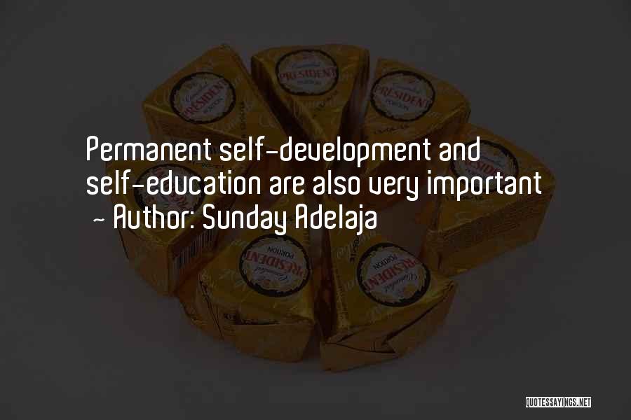 Development Education Quotes By Sunday Adelaja