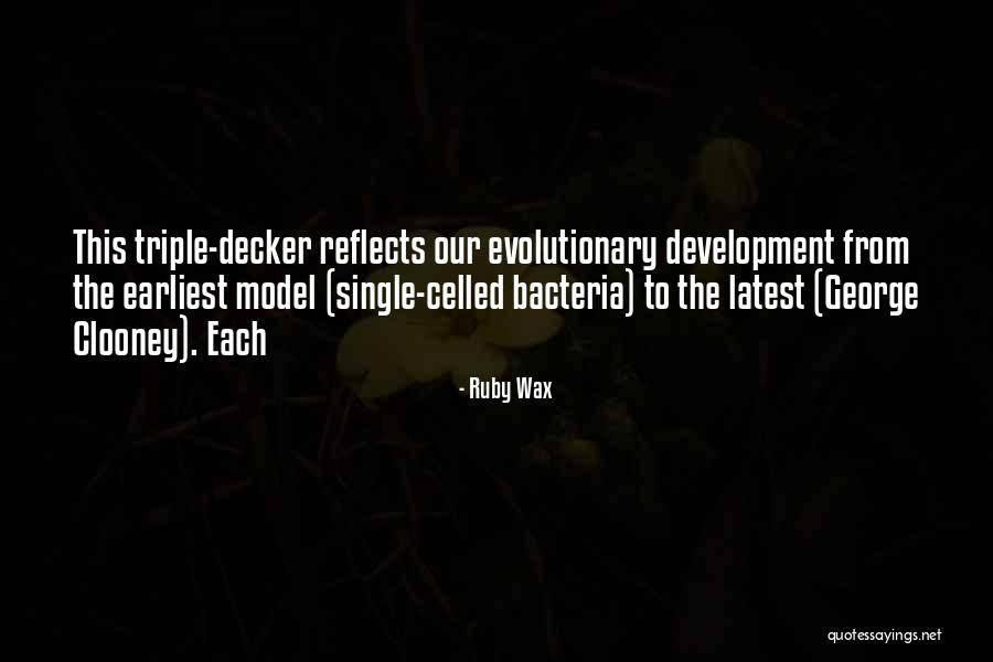 Development Model Quotes By Ruby Wax Development Model Quotes By Ruby Wax