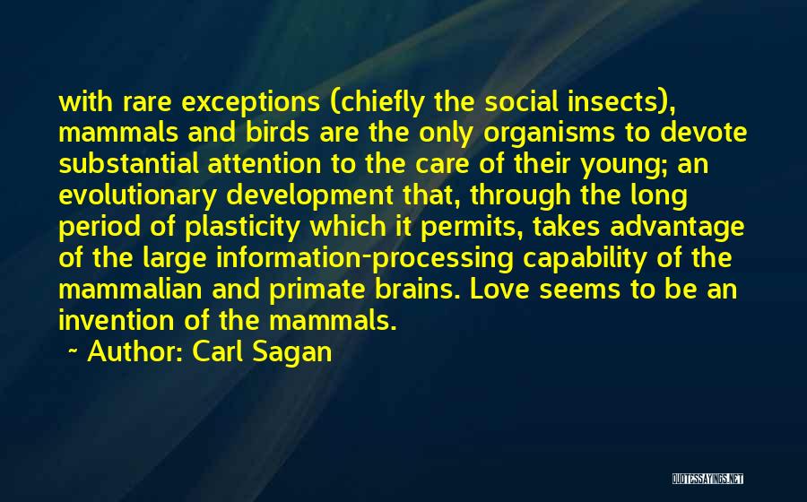 Development Of Human Quotes By Carl Sagan