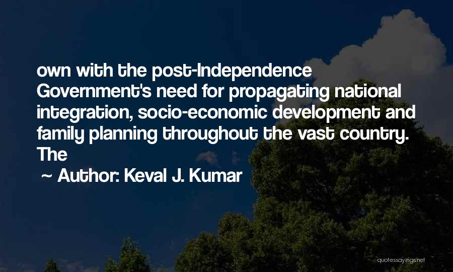 Development Planning Quotes By Keval J. Kumar