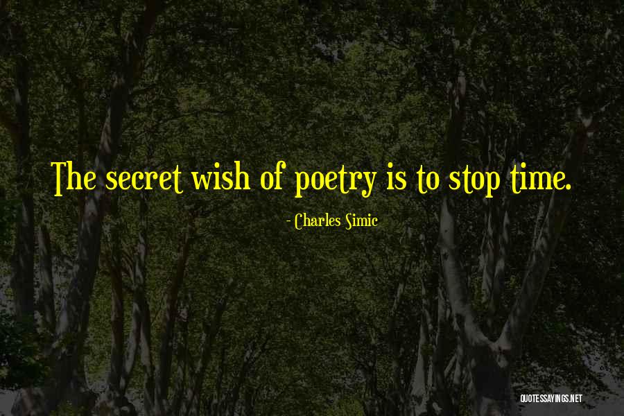 Devette Buntyn Quotes By Charles Simic