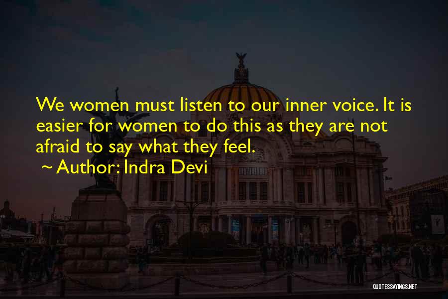 Devi Quotes By Indra Devi