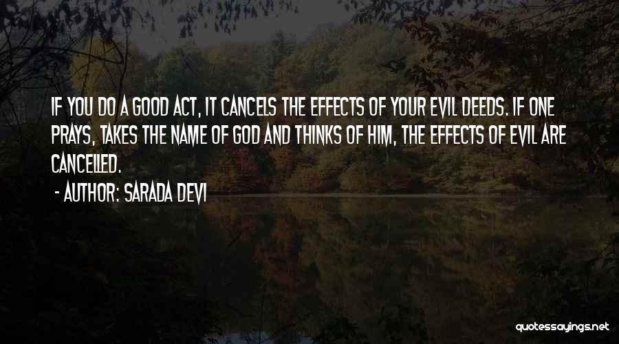 Devi Quotes By Sarada Devi