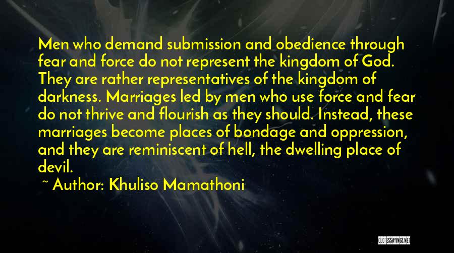 Devil And Love Quotes By Khuliso Mamathoni