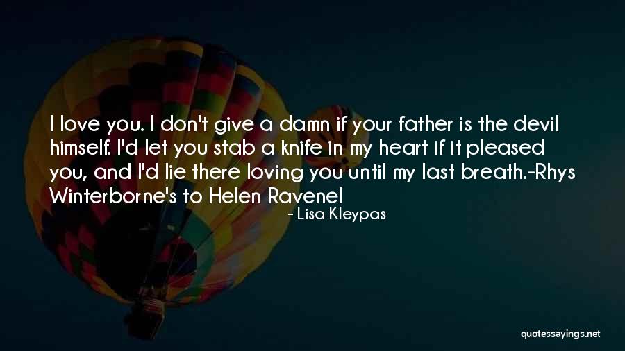 Devil And Love Quotes By Lisa Kleypas