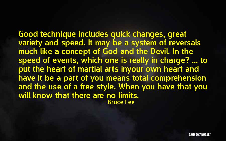 Devil Heart Quotes By Bruce Lee Devil Heart Quotes By Bruce Lee