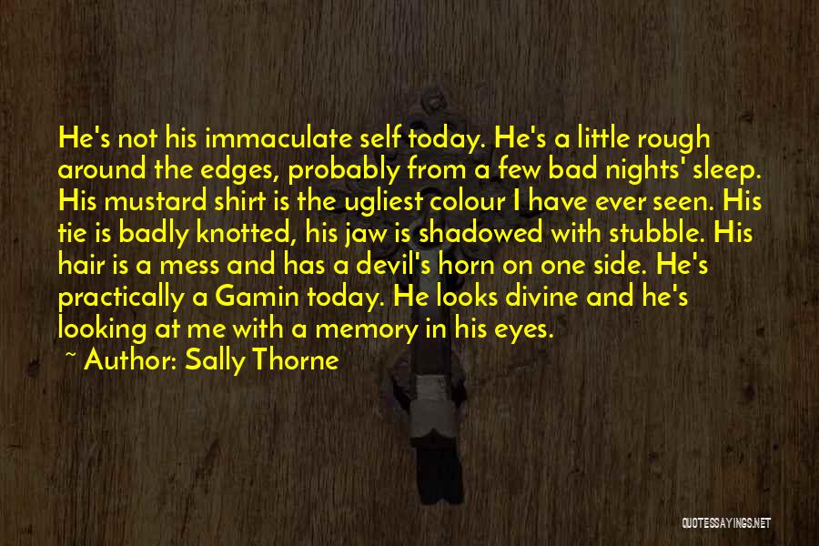 Devil Horn Quotes By Sally Thorne