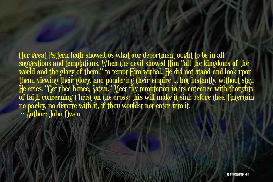 Devil In Us Quotes By John Owen