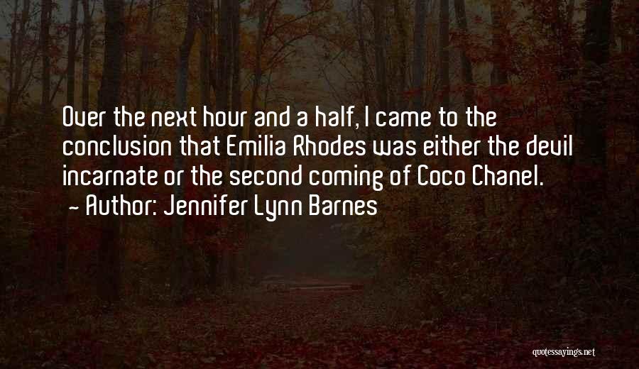 Devil Incarnate Quotes By Jennifer Lynn Barnes