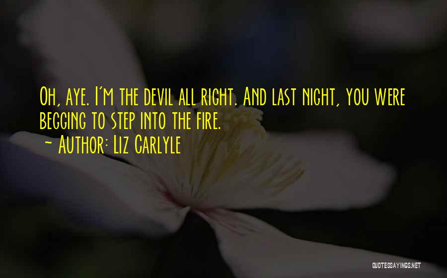 Devil Night Quotes By Liz Carlyle