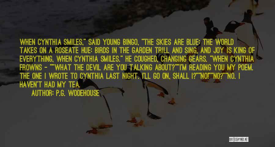Devil Night Quotes By P.G. Wodehouse