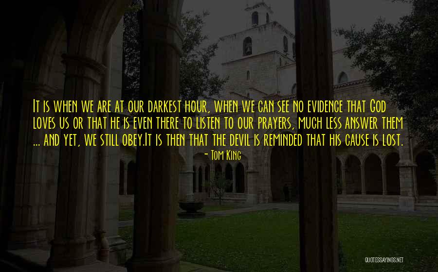 Devil S Hour Quotes By Tom King Devil S Hour Quotes By Tom King