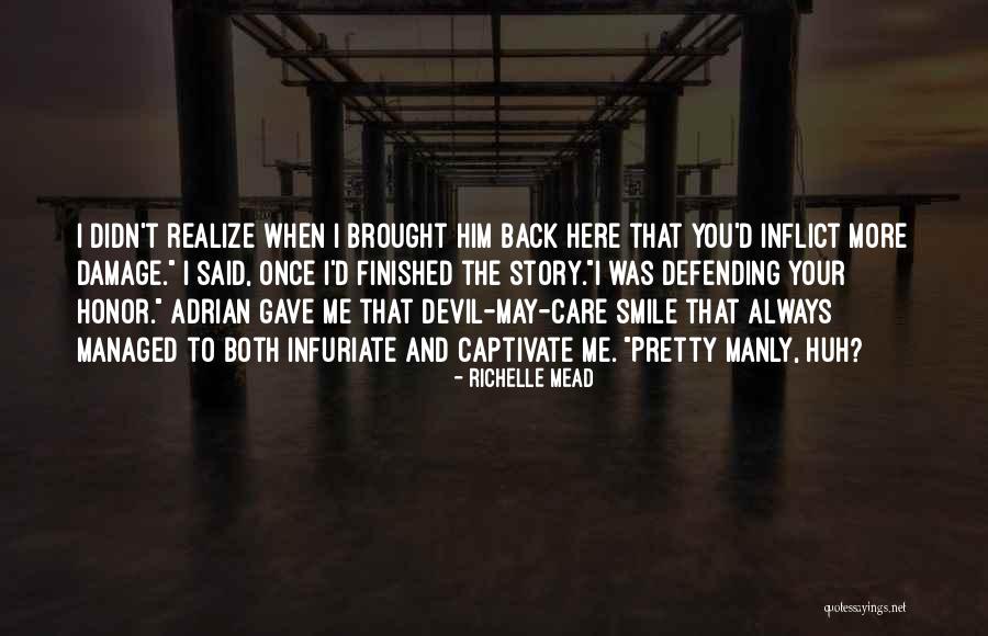Devil Smile Quotes By Richelle Mead Devil Smile Quotes By Richelle Mead