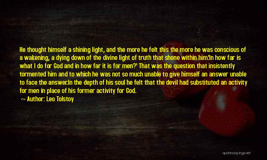 Devil Within Quotes By Leo Tolstoy