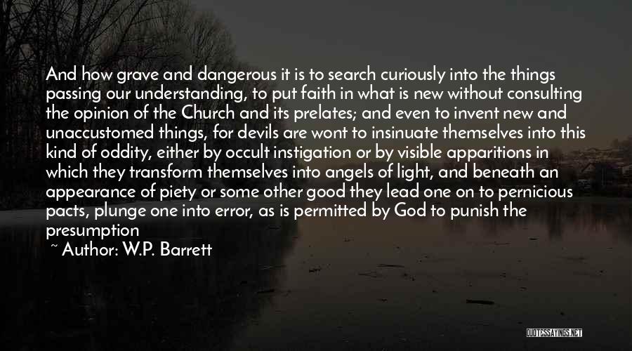 Devils And Angels Quotes By W.P. Barrett