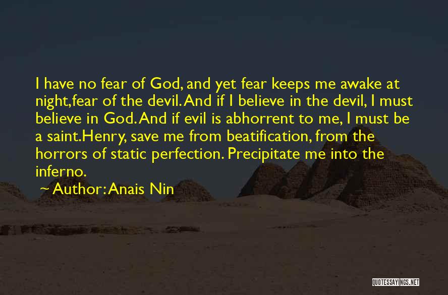 Devil's Night Quotes By Anais Nin