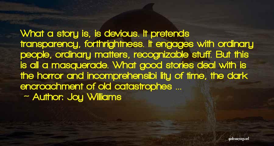 Devious Quotes By Joy Williams