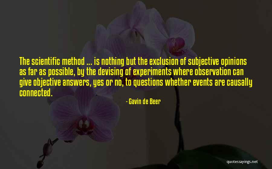 Devising Quotes By Gavin De Beer