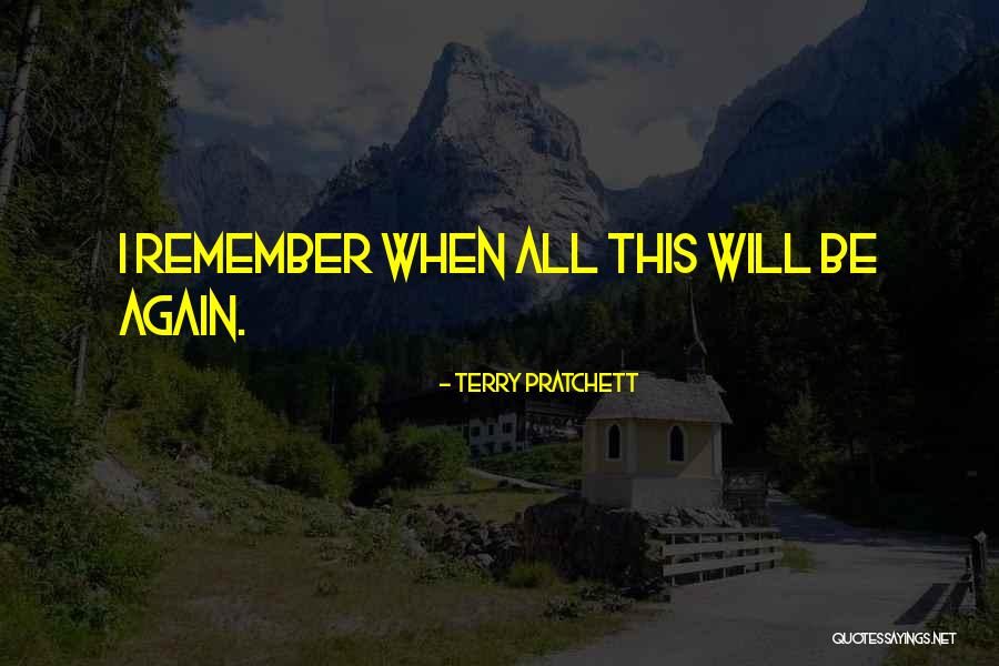 Devolution Example Quotes By Terry Pratchett