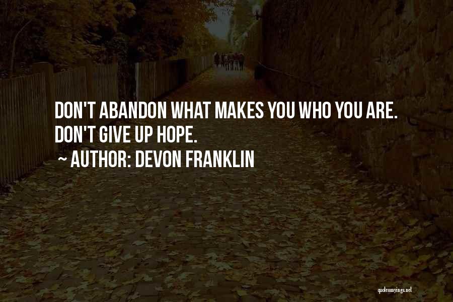 DeVon Franklin Quotes 2260435
