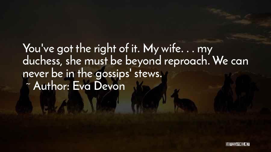 Devon Quotes By Eva Devon