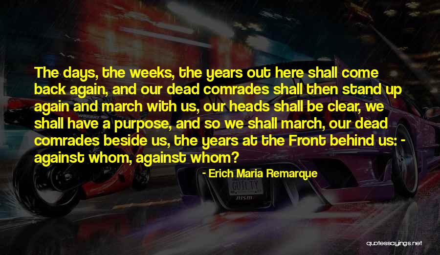 Devondre Studda Quotes By Erich Maria Remarque Devondre Studda Quotes By Erich Maria Remarque