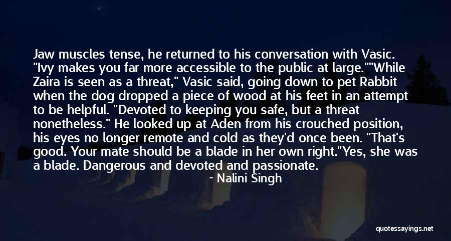 Devoted Dog Quotes By Nalini Singh Devoted Dog Quotes By Nalini Singh