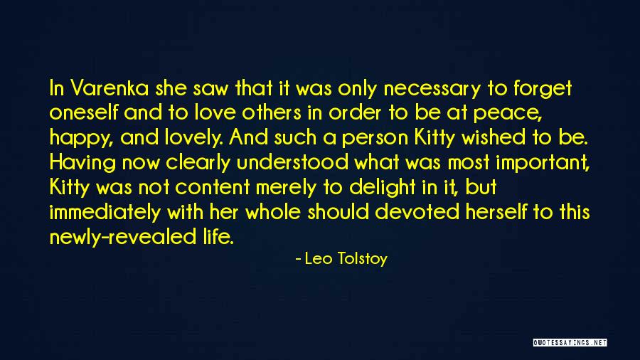 Devoted To Her Quotes By Leo Tolstoy