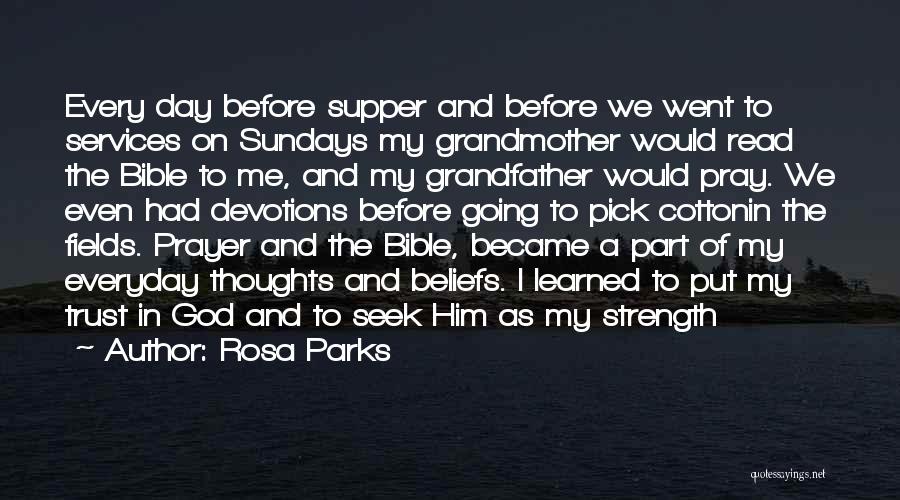 Devotions Quotes By Rosa Parks