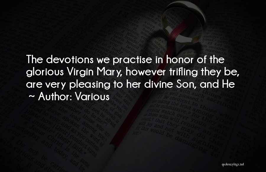 Devotions Quotes By Various