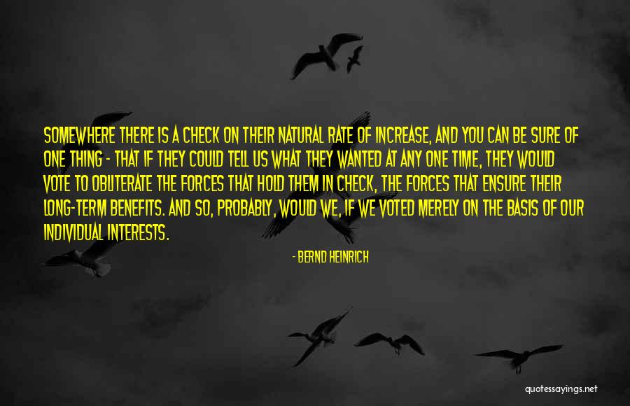 Devynne Johnson Quotes By Bernd Heinrich Devynne Johnson Quotes By Bernd Heinrich