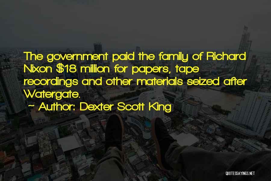 Dexter All In The Family Quotes By Dexter Scott King