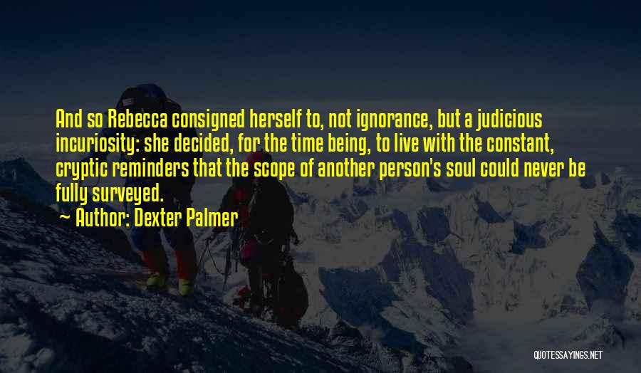 Dexter Palmer Quotes 1229541