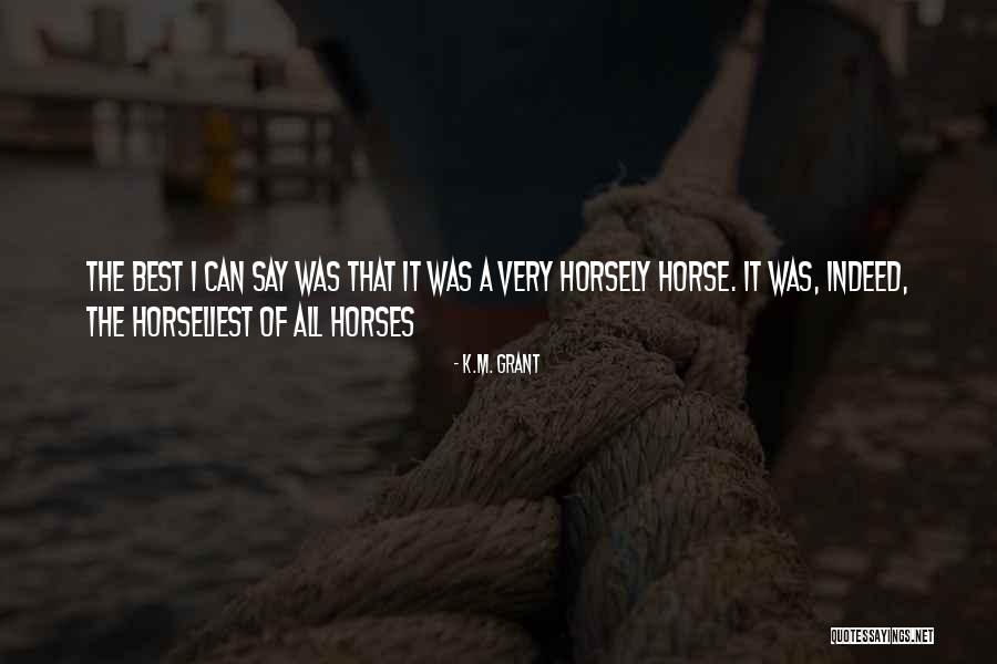 Dfait Canada Quotes By K.M. Grant