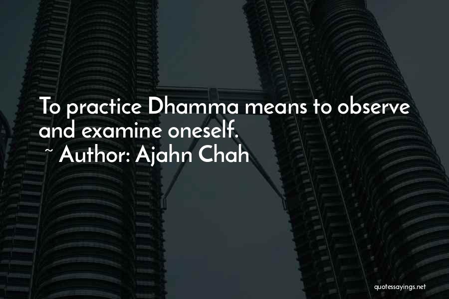 Dhamma Quotes By Ajahn Chah