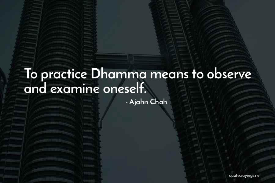 Dhamma Quotes By Ajahn Chah