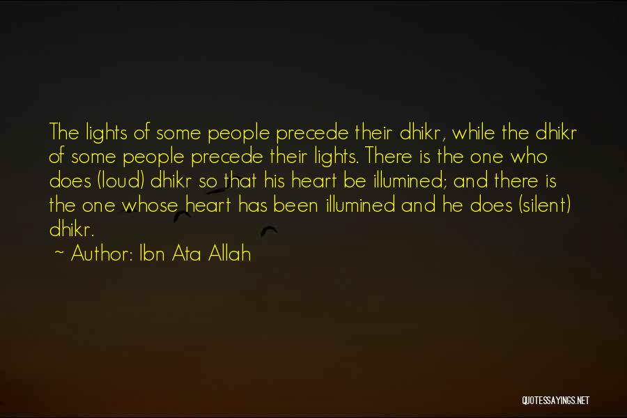 Dhikr Of Allah Quotes By Ibn Ata Allah