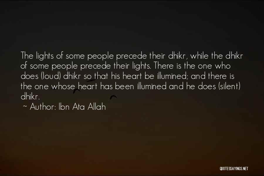 Dhikr Quotes By Ibn Ata Allah