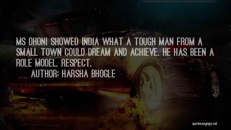 Dhoni's Quotes By Harsha Bhogle