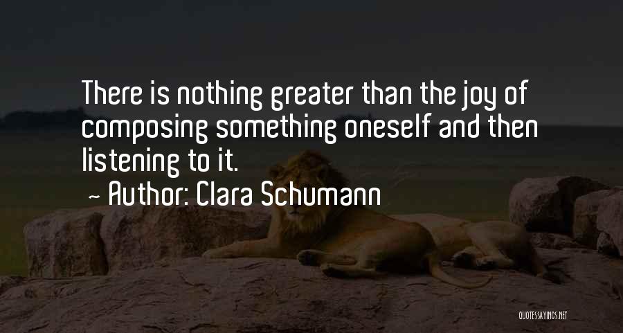 Di Bale Nang Quotes By Clara Schumann