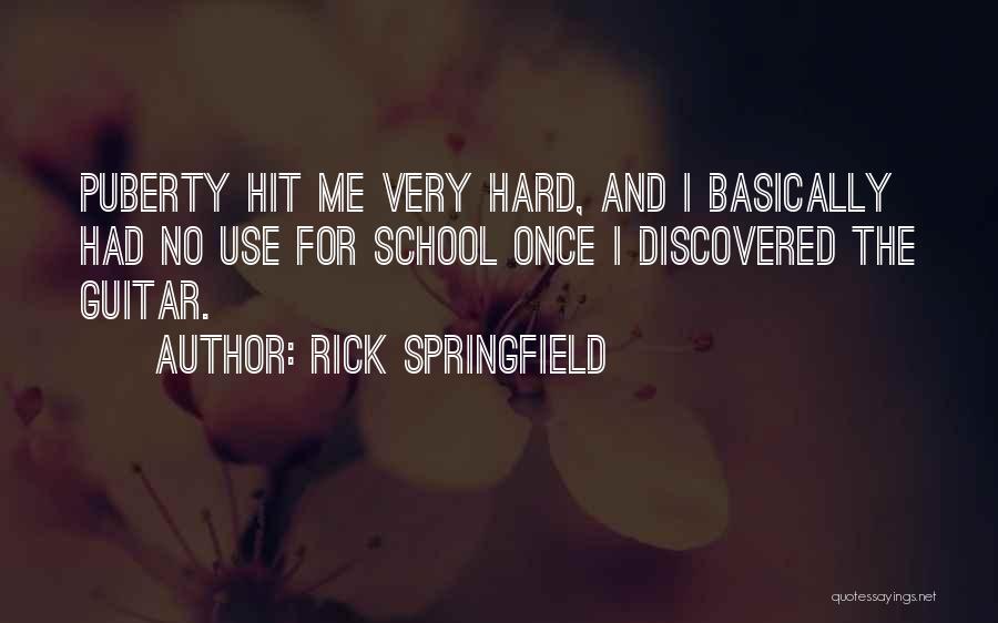 Di Kita Maintindihan Quotes By Rick Springfield