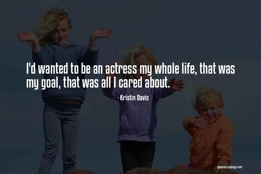 Di Lecce Football Quotes By Kristin Davis Di Lecce Football Quotes By Kristin Davis