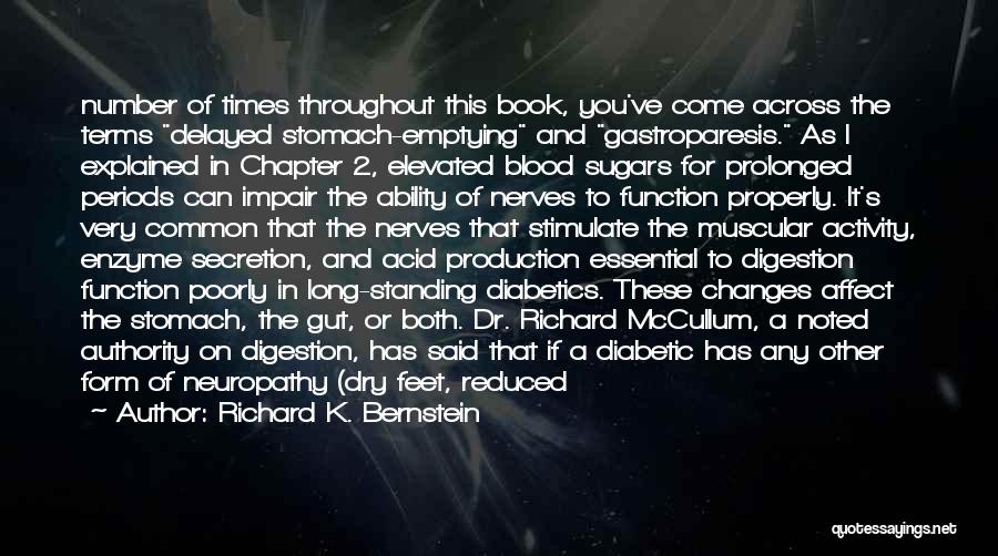 Diabetic Quotes By Richard K. Bernstein