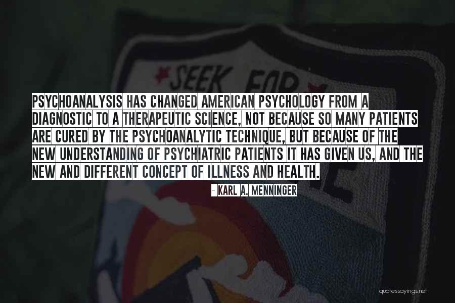 Diagnostic Quotes By Karl A. Menninger Diagnostic Quotes By Karl A. Menninger