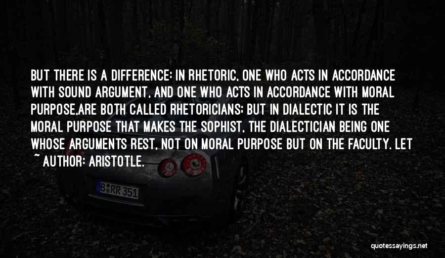 Dialectic Quotes By Aristotle.