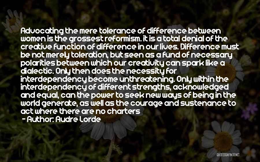 Dialectic Quotes By Audre Lorde