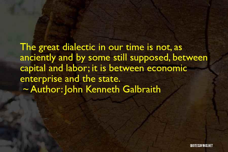 Dialectic Quotes By John Kenneth Galbraith